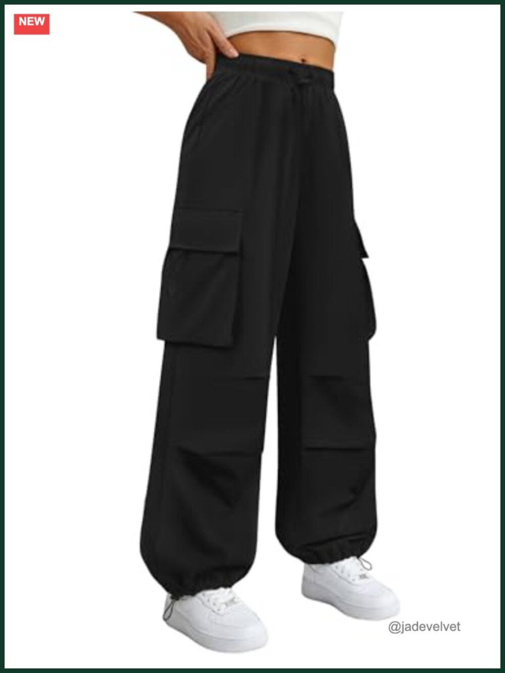Women's Baggy Hiking Cargo Pants Quick Dry Water Resistant 4 Pockets